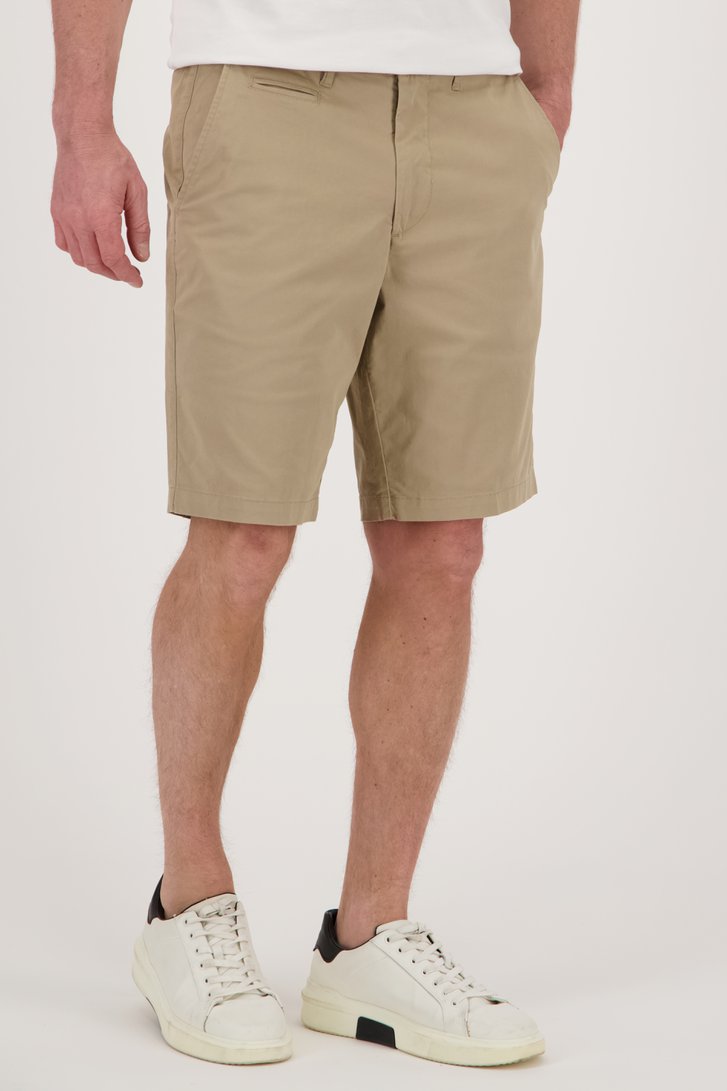 Donkerbeige bermuda van Dansaert Blue voor Heren
