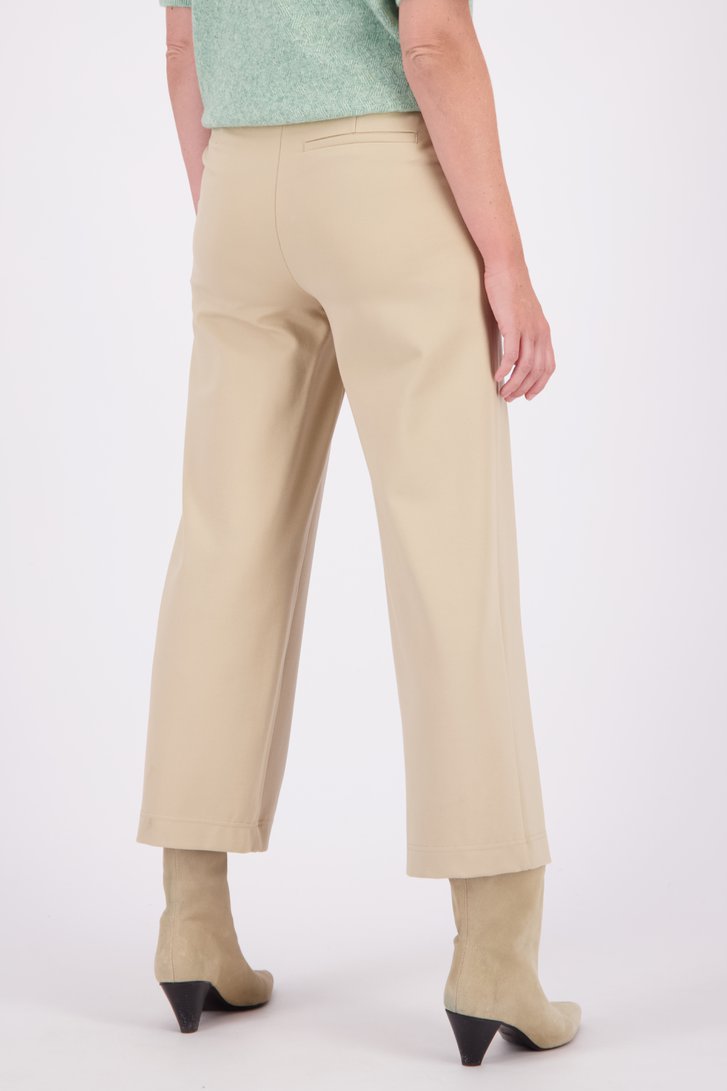 Achterkant van Donkerbeige losse broek door Liberty Loving nature voor Dames