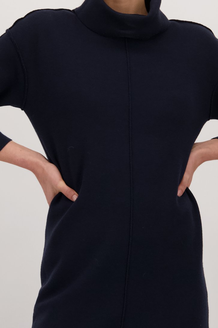 Donkerblauw gebreid kleedje van Opus voor Dames
