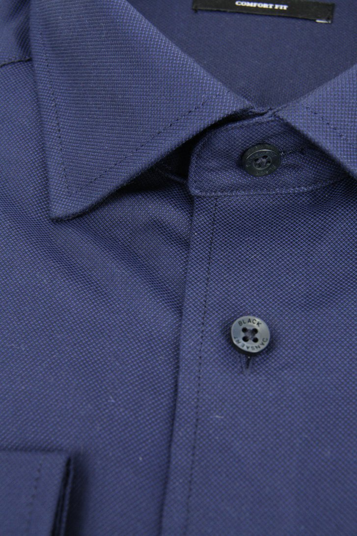 Donkerblauw hemd - Comfort fit van Dansaert Black voor Heren