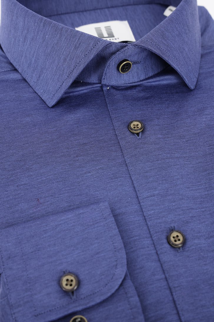 Donkerblauw travelshirt - Regular fit van Upper East voor Heren