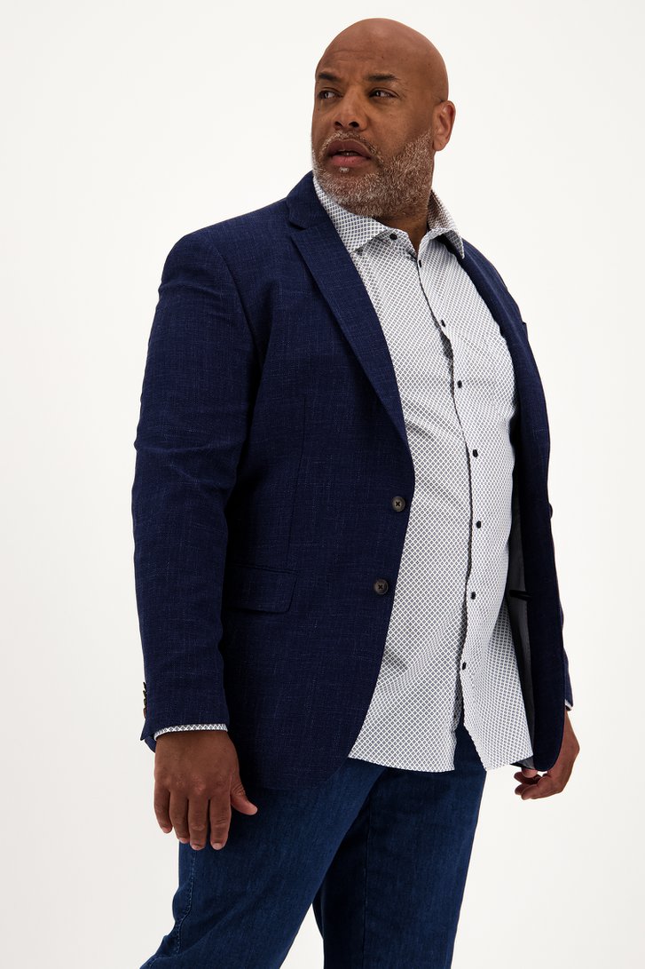 Donkerblauwe blazer - Regular fit  van Dansaert Blue voor Heren