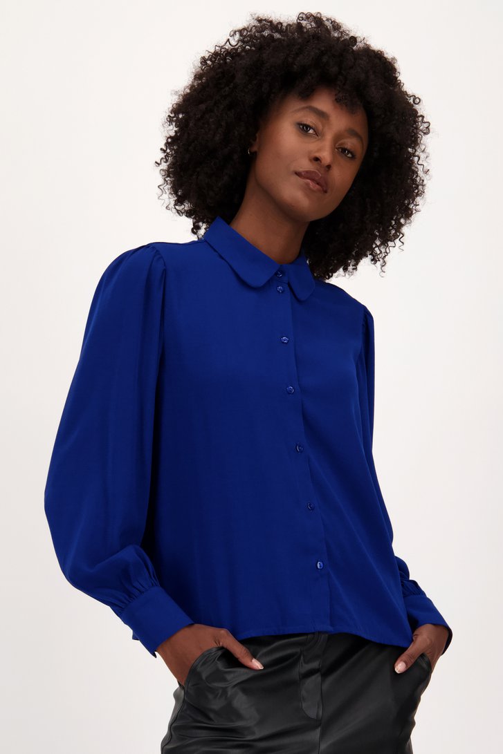 Donkerblauwe blouse  van JDY voor Dames