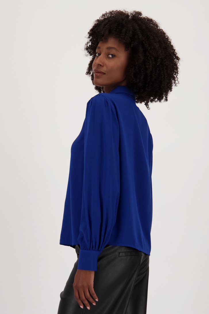 Donkerblauwe blouse  van JDY voor Dames