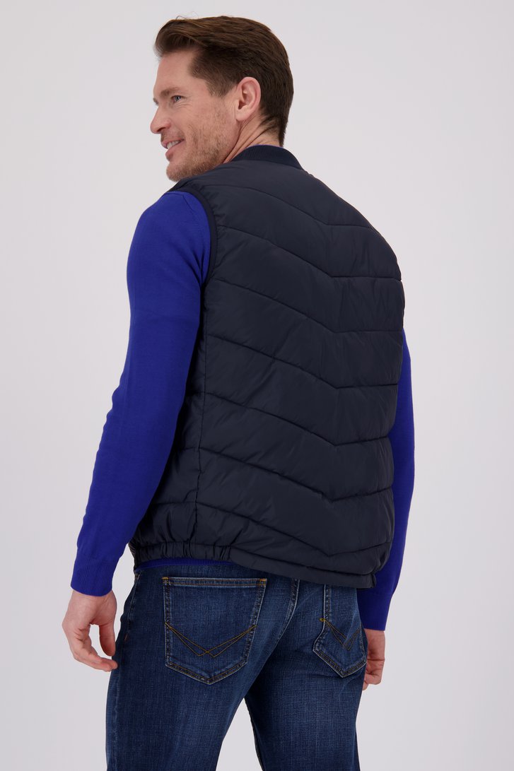 Donkerblauwe bodywarmer van Dansaert Blue voor Heren