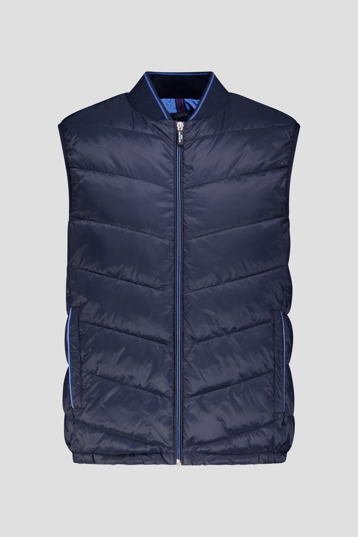 Donkerblauwe bodywarmer van Dansaert Blue voor Heren