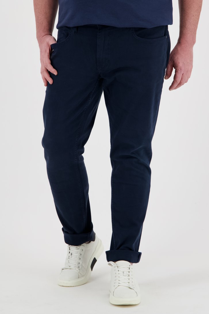 Donkerblauwe broek - jefferson - comfort fit - L36 van Jefferson voor Heren