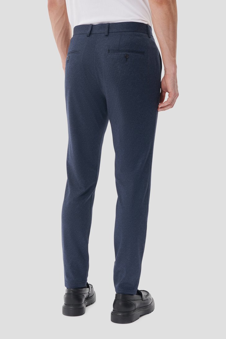 Achterkant van Donkerblauwe broek met stretch door Matinique voor Heren