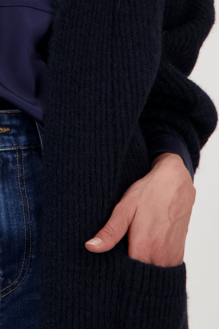 Donkerblauwe cardigan van D'Auvry voor Dames