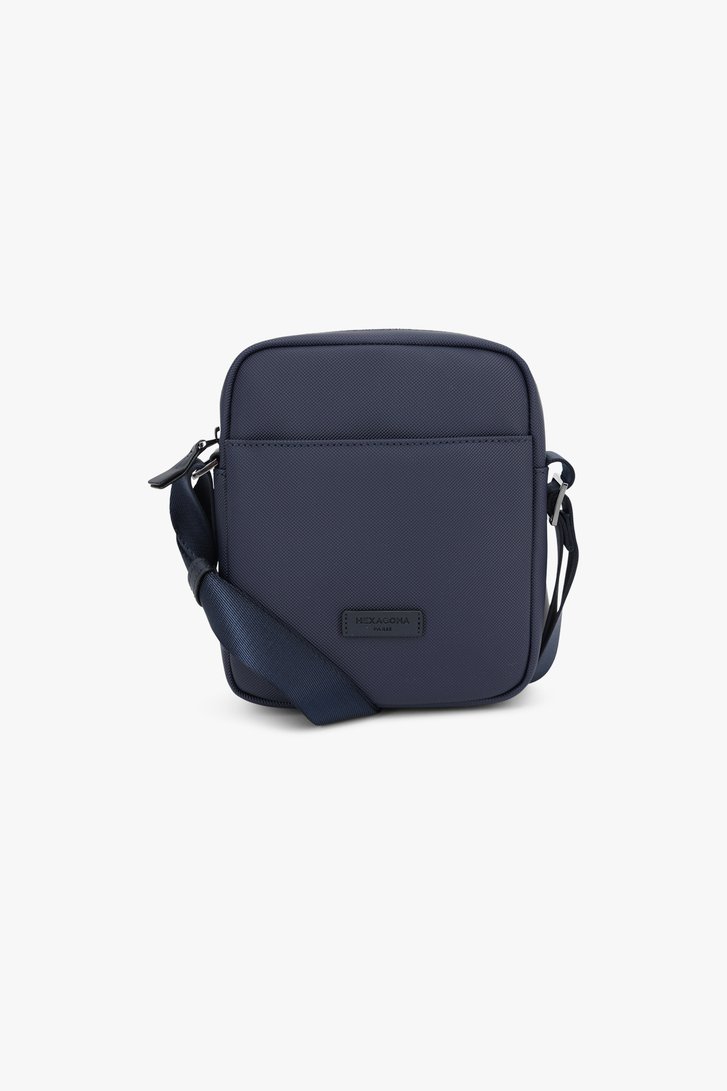 Donkerblauwe crossbody bag van Hexagona voor Heren