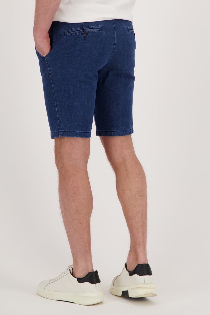 Donkerblauwe denim bermuda van Dansaert Blue voor Heren
