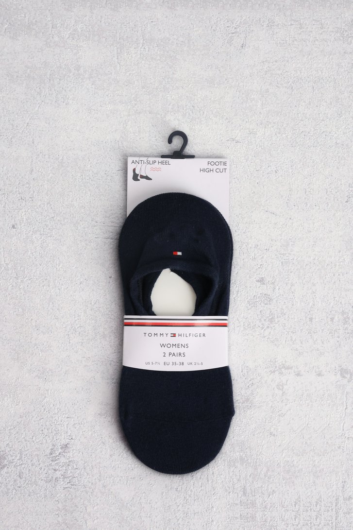 Productfoto 1 van Donkerblauwe footies - Set van 2 door Tommy Hilfiger voor Dames