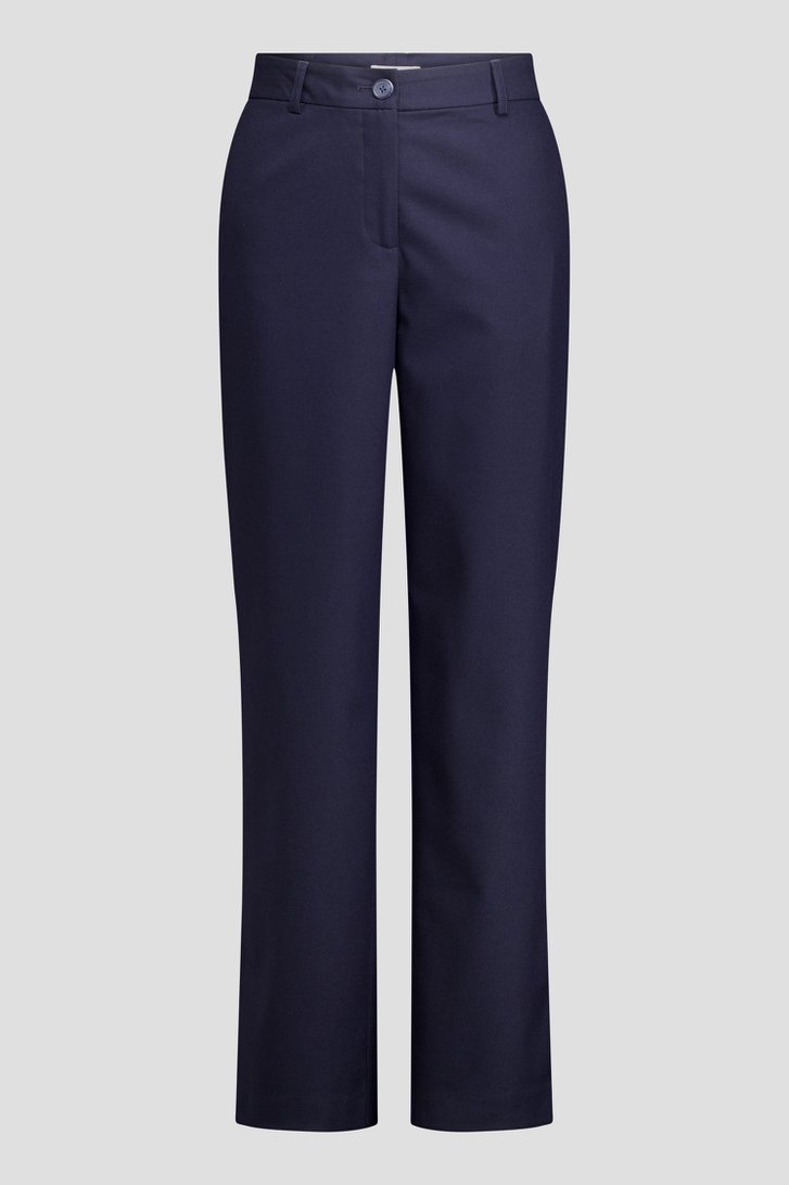 Productfoto 1 van Donkerblauwe geklede broek door Liberty Island voor Dames
