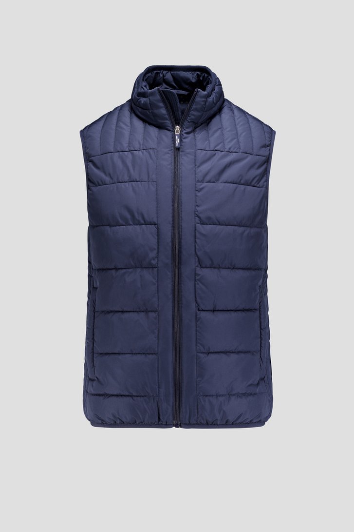 Productfoto 1 van Donkerblauwe gewatteerde bodywarmer door Dansaert Blue voor Heren