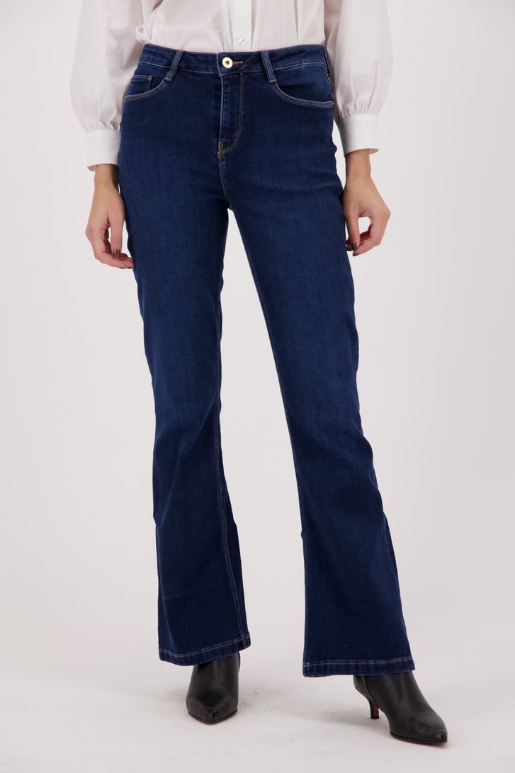 Donkerblauwe jeans - Billy - bootcut van Liberty Island Denim voor Dames