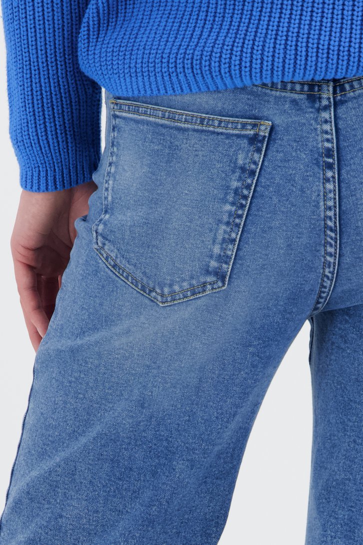 Donkerblauwe jeans - culotte van Opus voor Dames