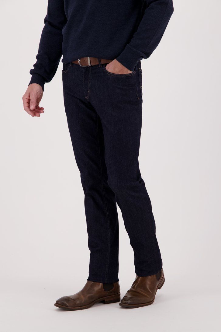 Donkerblauwe jeans - Jackson - regular fit - L34 van Brassville voor Heren