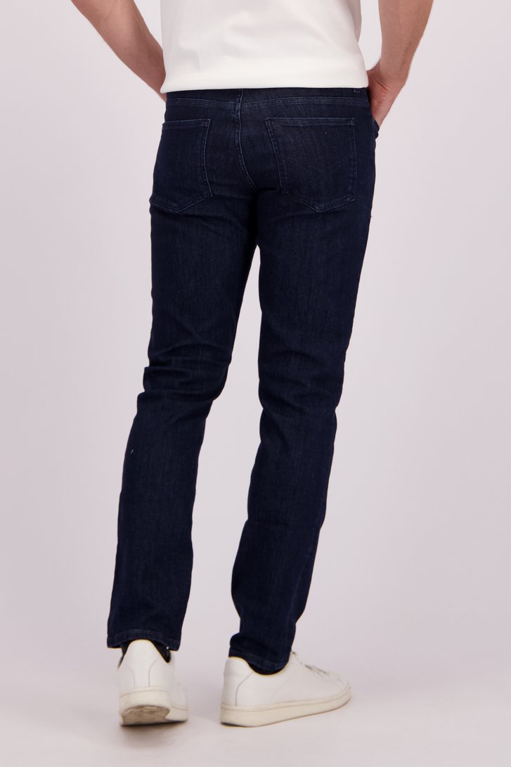 Achterkant van Donkerblauwe jeans - Jan - comfort fit - L32 door Liberty Island Denim voor Heren