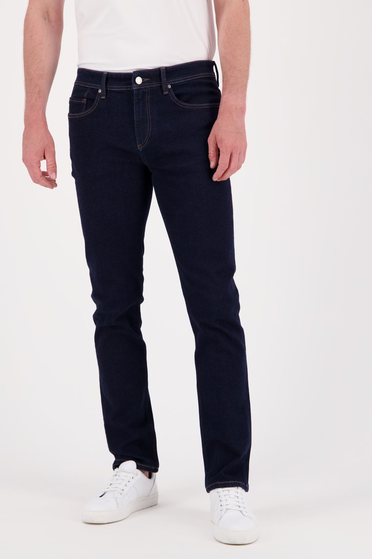 Humoristisch etiquette Rennen Donkerblauwe jeans - Lars - slim fit - L36 van Liberty Island Denim |  9648264 | e5