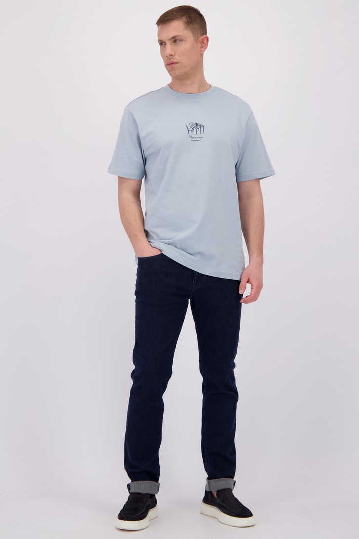 Extra foto 1 van Donkerblauwe jeans - Lars - Slim fit - L34 door Liberty Island Denim voor Heren