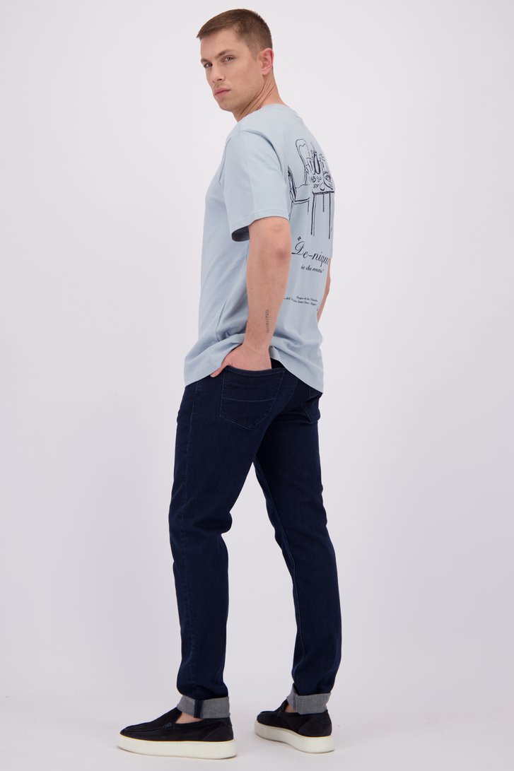 Extra foto 3 van Donkerblauwe jeans - Lars - Slim fit - L34 door Liberty Island Denim voor Heren