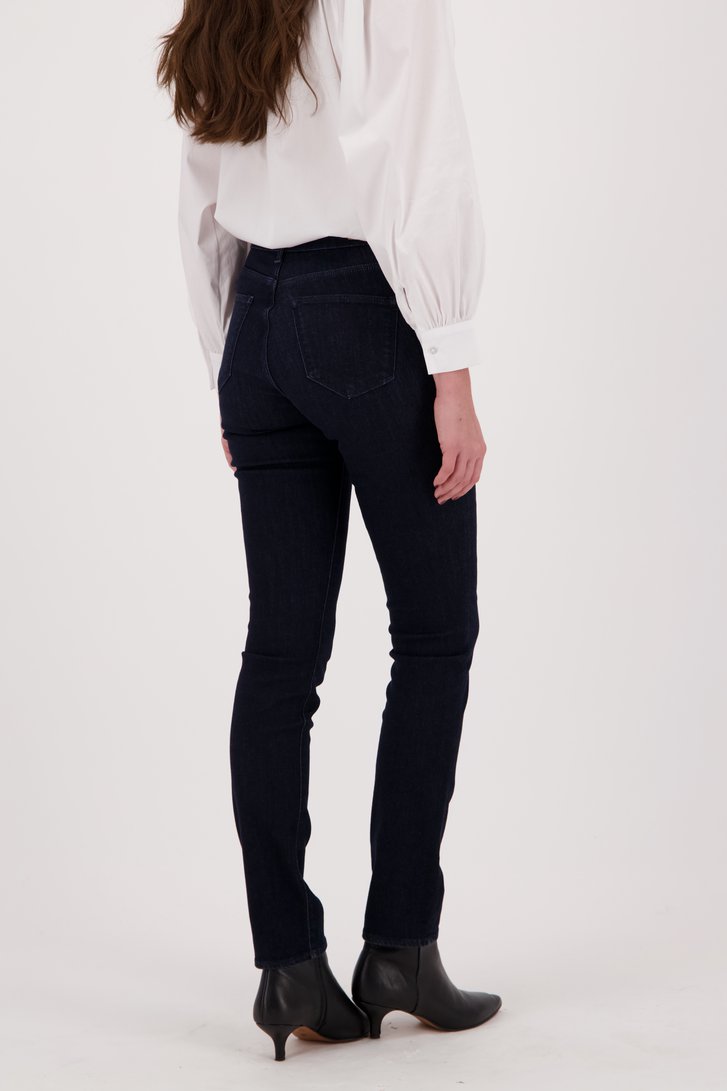 Donkerblauwe jeans - Lily - slim fit - L32 van Liberty Island Denim voor Dames