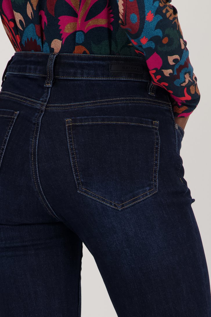 Donkerblauwe jeans met glitters - Flared fit van Geisha voor Dames