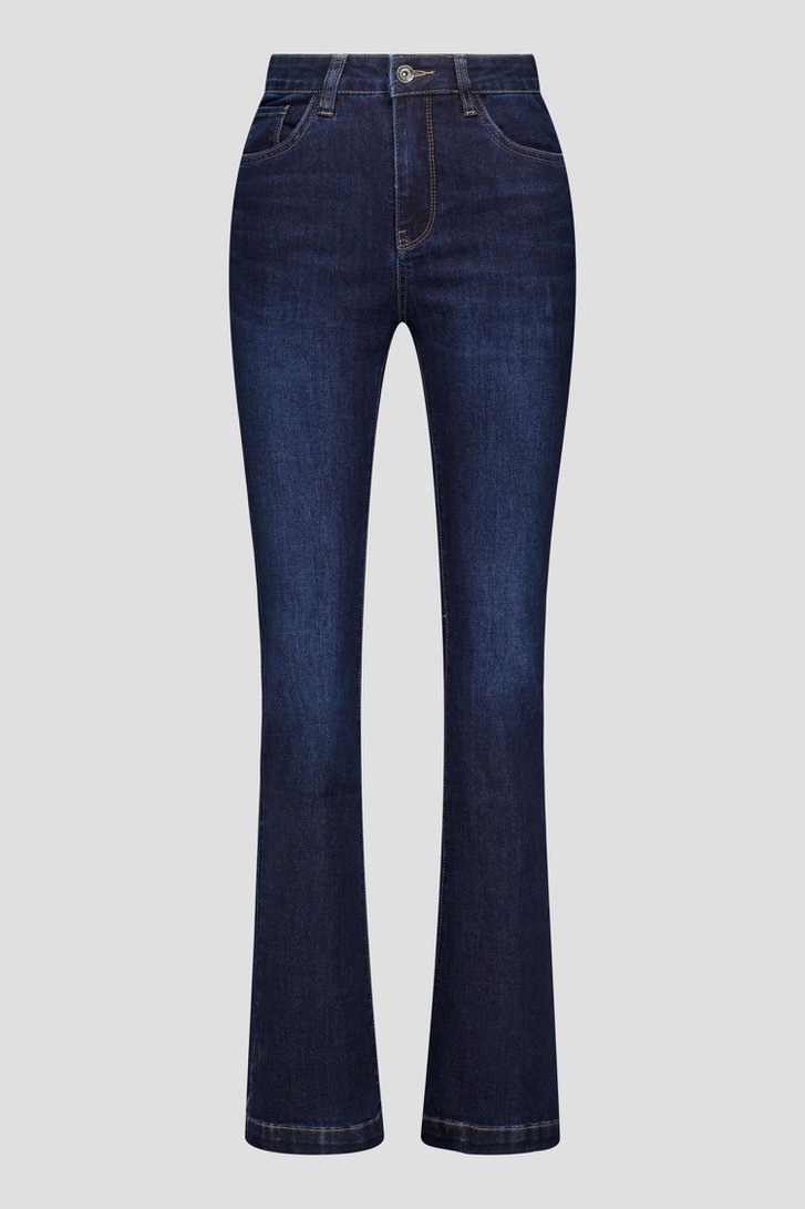 Donkerblauwe jeans met glitters - Flared fit van Geisha voor Dames
