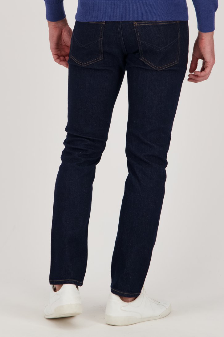Donkerblauwe jeans met stretch van Dansaert Blue voor Heren