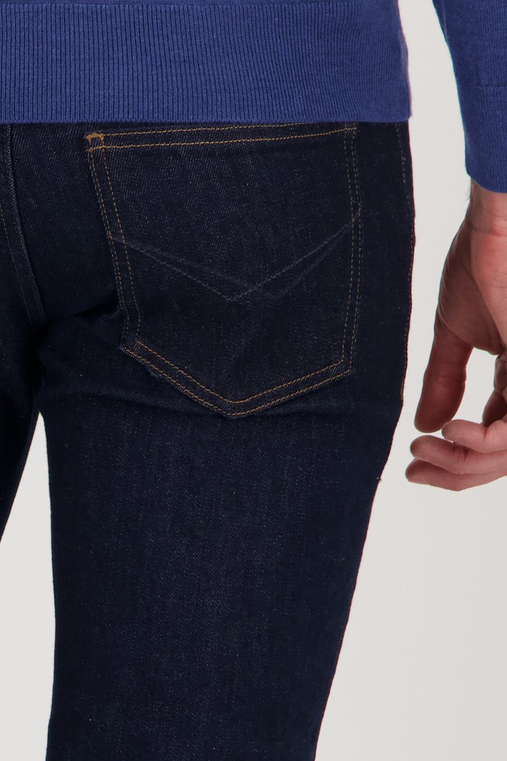 Donkerblauwe jeans met stretch van Dansaert Blue voor Heren