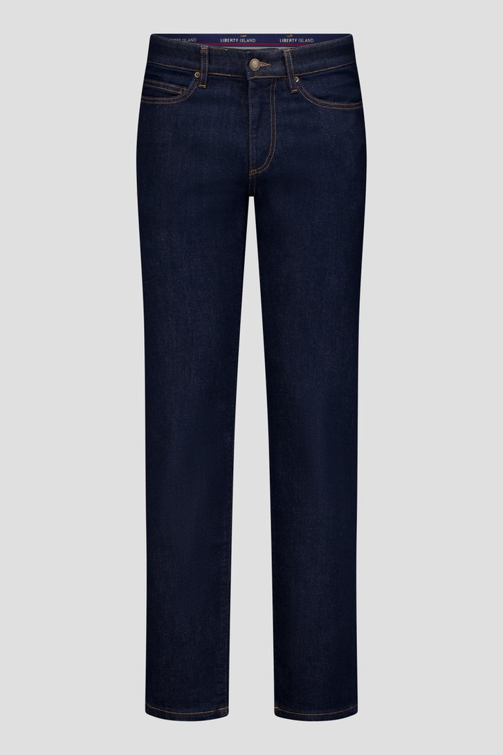 Donkerblauwe jeans met stretch van Dansaert Blue voor Heren