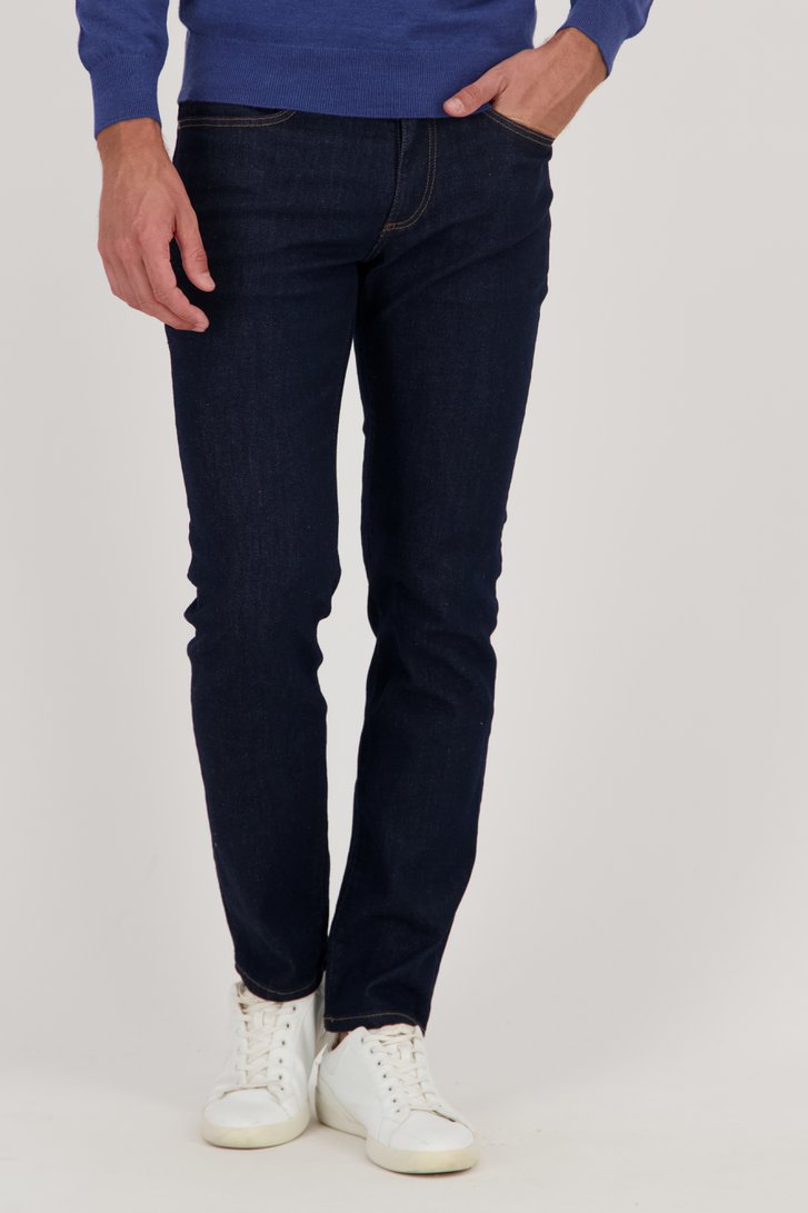 Donkerblauwe jeans met stretch van Dansaert Blue voor Heren