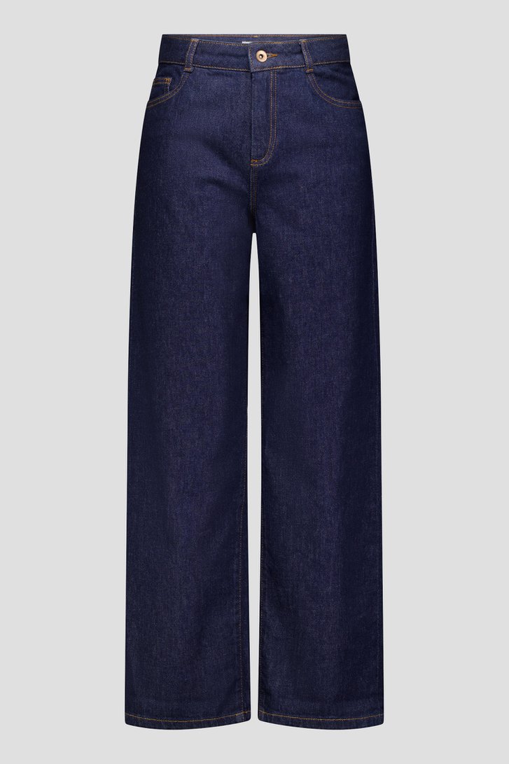 Productfoto 1 van Donkerblauwe jeans met wijde fit door Libelle voor Dames