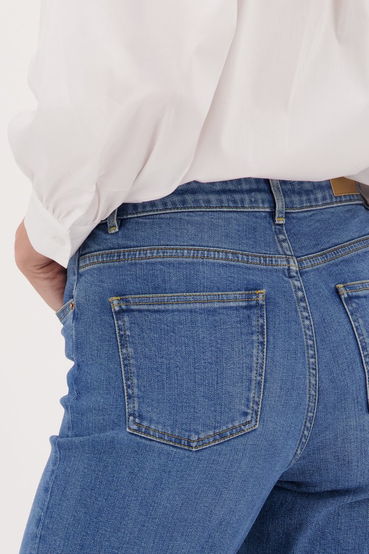 Donkerblauwe jeans - mom fit van Liberty Island Denim voor Dames