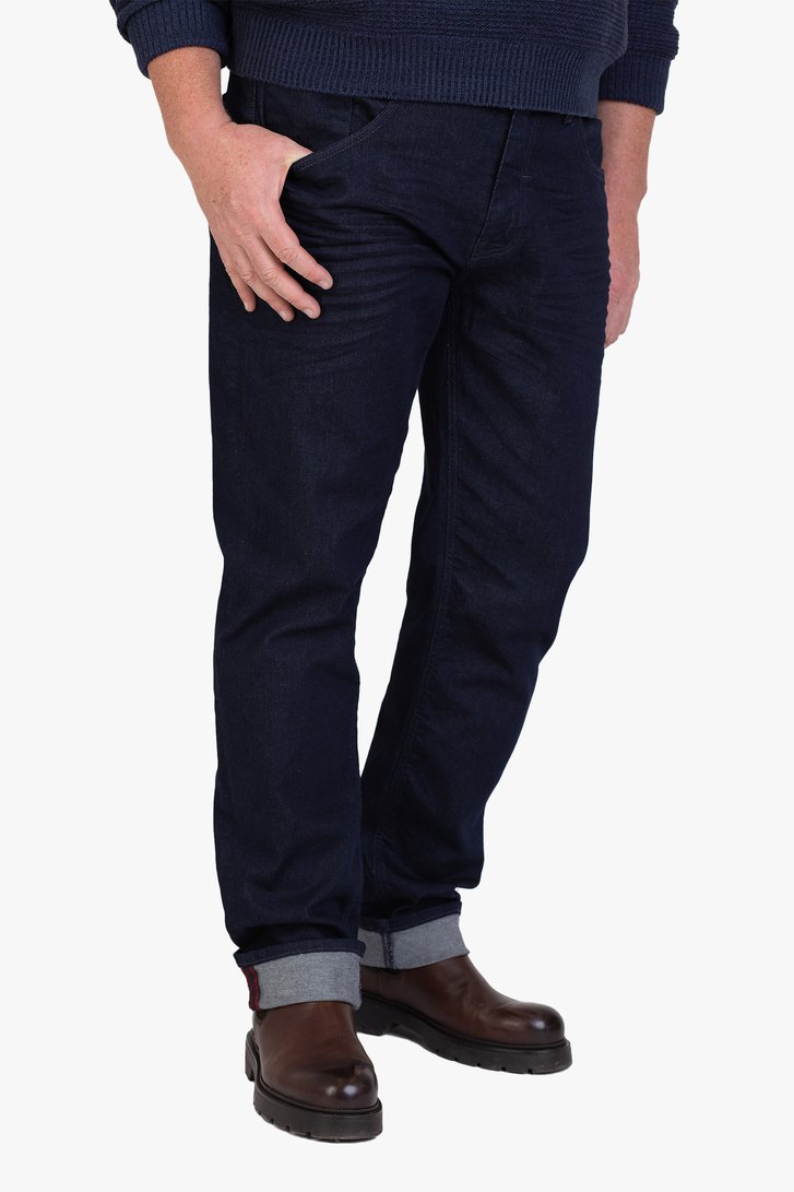 Donkerblauwe jeans - regular fit van Jefferson voor Heren