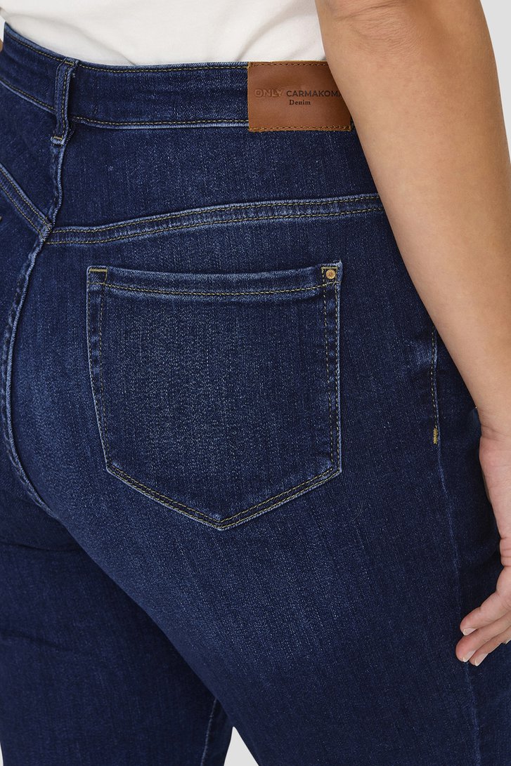 Donkerblauwe jeans - Slim fit van Only Carmakoma voor Dames