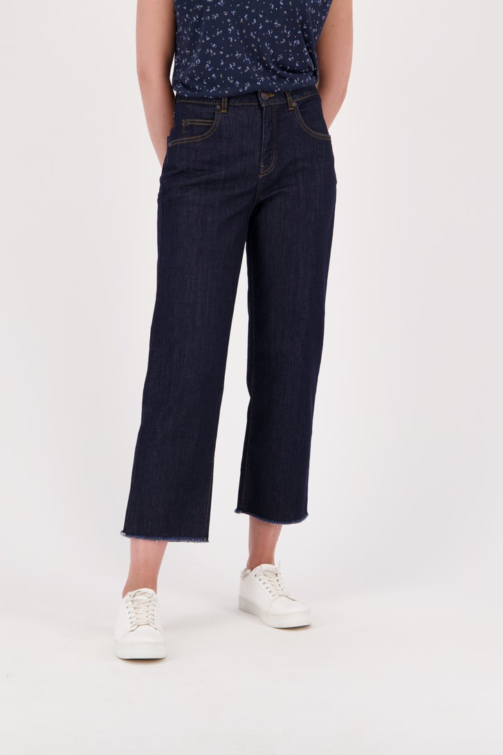 Donkerblauwe jeans - straight fit  van Opus voor Dames