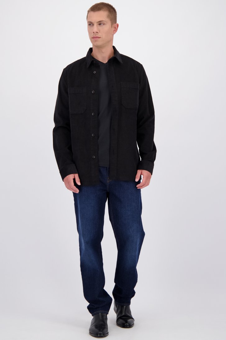 Voorkant van Donkerblauwe jeans – Tapered fit  door Liberty Island Denim voor Heren