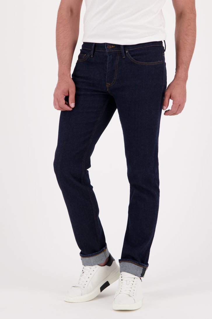 Donkerblauwe jeans - Tom - regular fit - L32 van Liberty Island Denim voor Heren