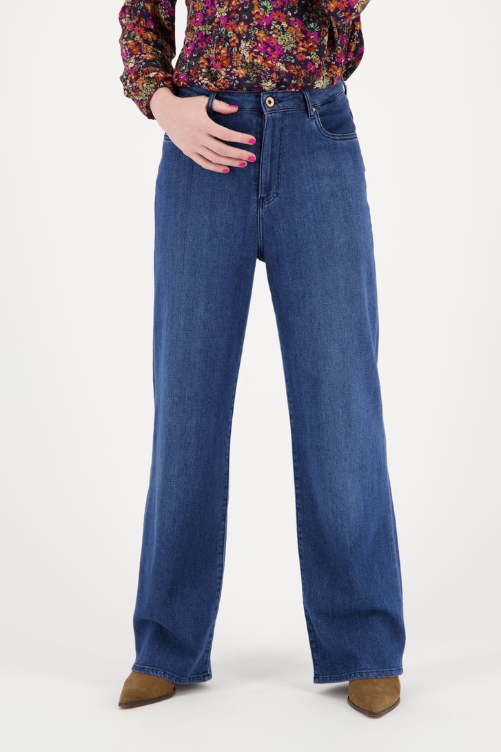Donkerblauwe jeans - wide leg van Libelle voor Dames