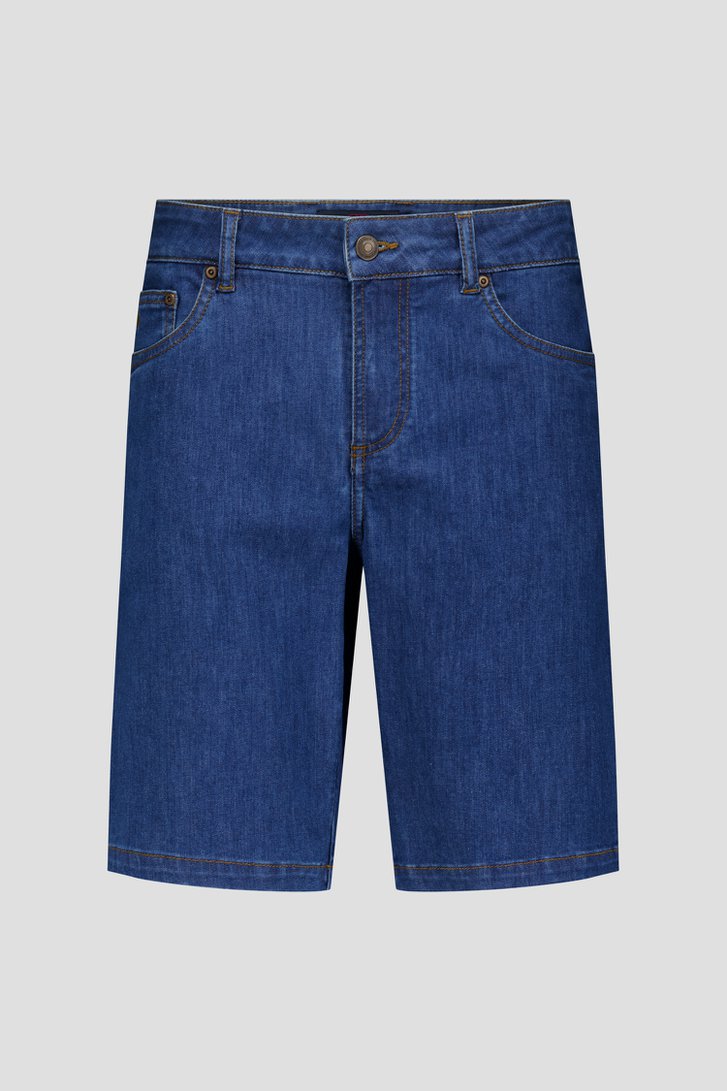 Donkerblauwe jeansshort van Dansaert Blue voor Heren