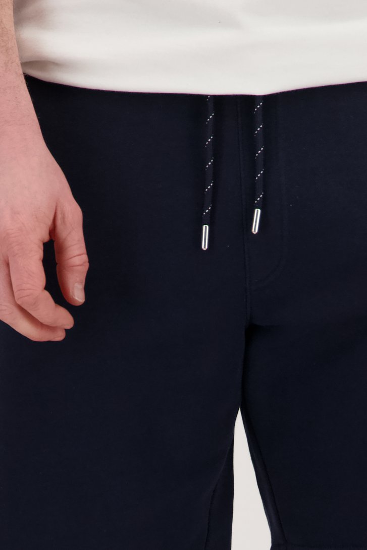 Donkerblauwe jogging short van Liberty Island voor Heren