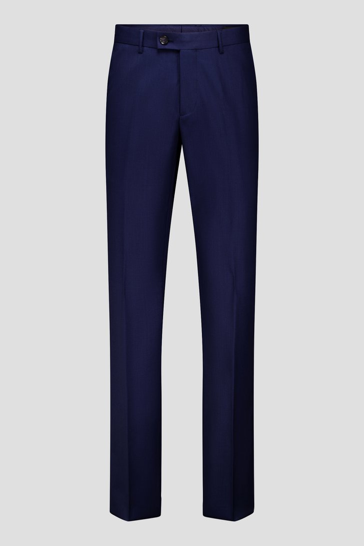 Donkerblauwe kostuumbroek - slim fit van Dansaert Black voor Heren