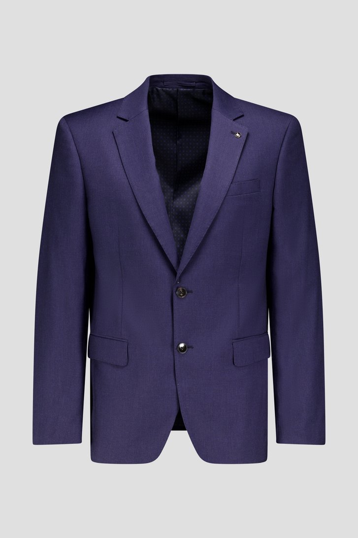 Productfoto 1 van Donkerblauwe kostuumvest - Regular fit - Rabelais door Dansaert Black voor Heren