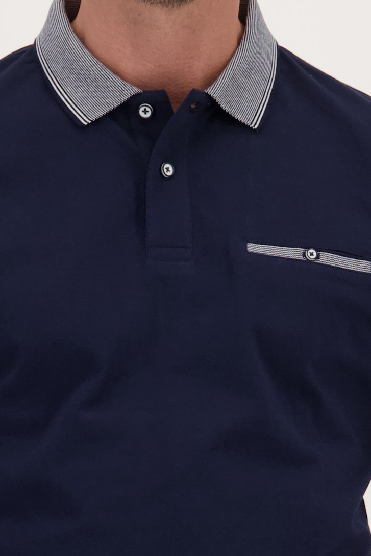 Donkerblauwe polo  van Dansaert Blue voor Heren