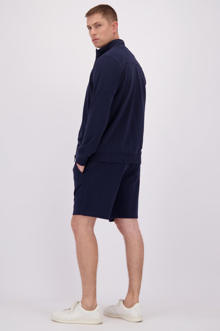 Achterkant van Donkerblauwe sweatervest door Liberty Island voor Heren