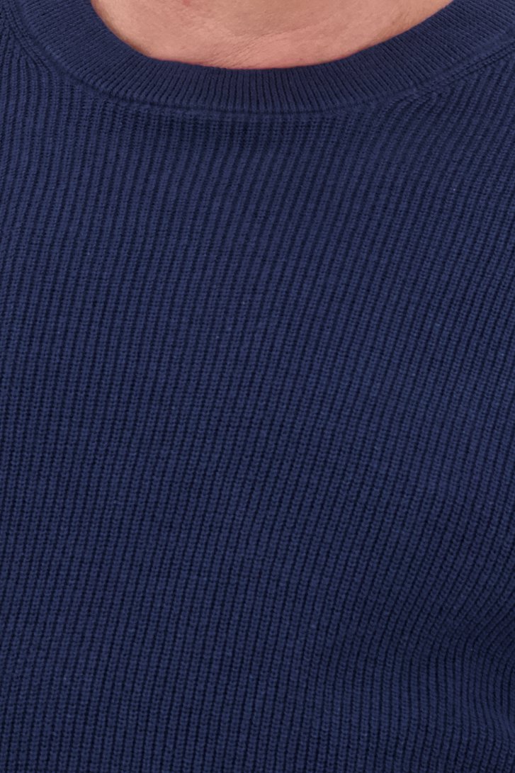 Donkerblauwe trui met patroon van Jefferson voor Heren