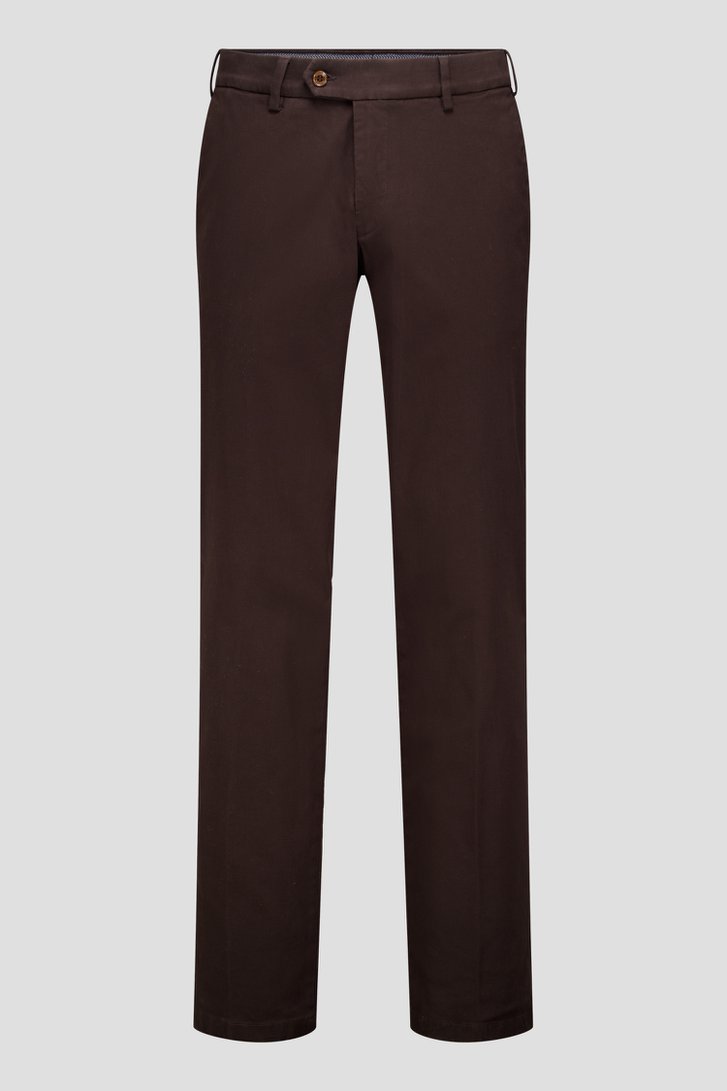 Productfoto 1 van Donkerbruine chino - Louisiana - Regular fit door Brassville voor Heren