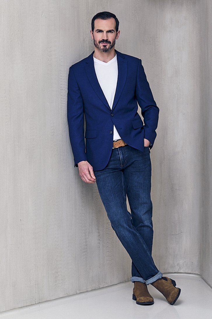 Donkerbruine lederen riem met gesp van ONLY & SONS voor Heren