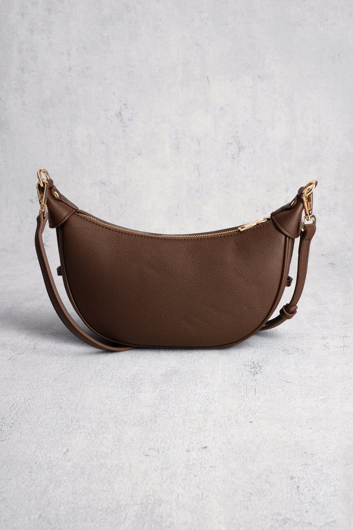 Voorkant van Donkerbruine schoudertas  door Liberty Island voor Dames